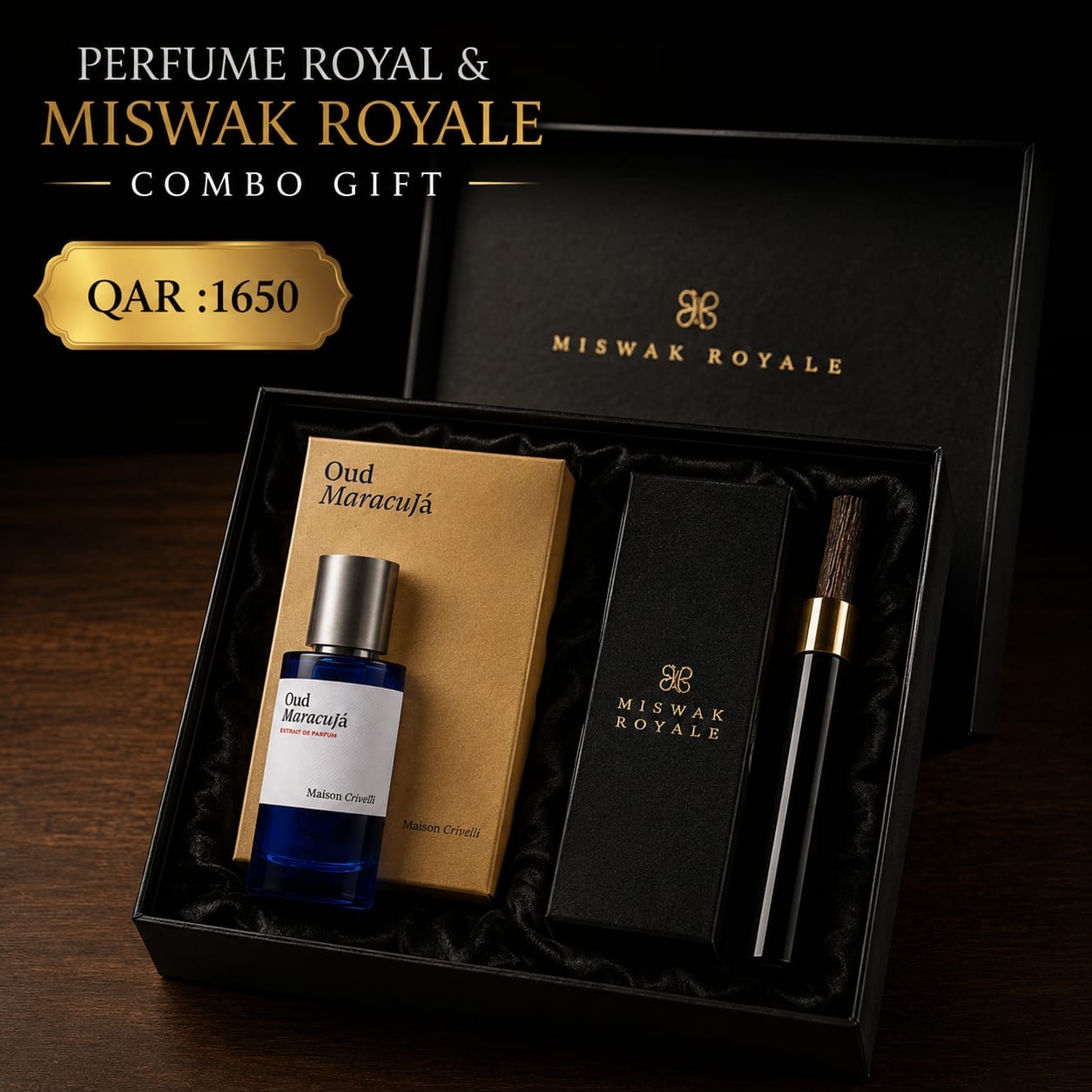 OUD MARACUJA _Maison Crivelli 100ml + Miswak royale