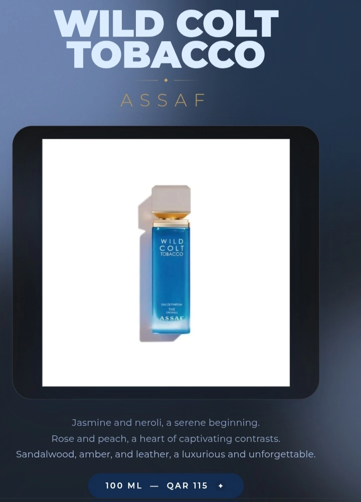 Wild colt tobacco ASSAF 100 ml