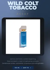Wild colt tobacco ASSAF 100 ml